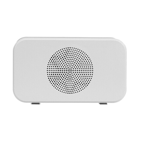 ALARMLI SAAT & BLUETOOTH HOPARLÖR MD-W5, BEYAZ - Thumbnail