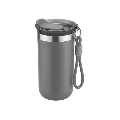 Askılı Termos Bardak 360ml , 8102 Gri - 1