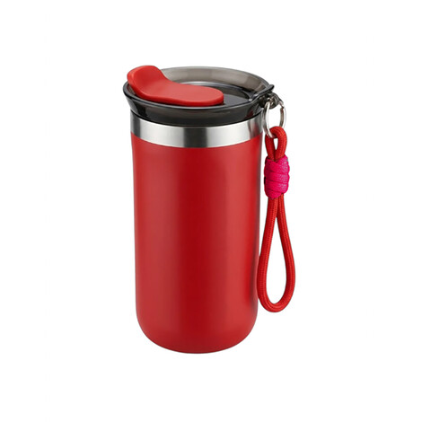 Askılı Termos Bardak 360ml, 8102 Kırmızı - 1