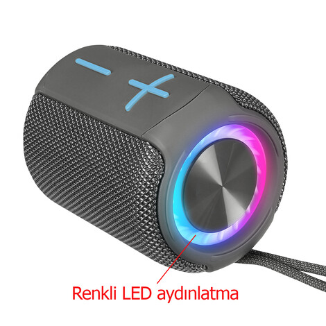 Bluetooth Hoparlör Sl-S79, Gri - Thumbnail