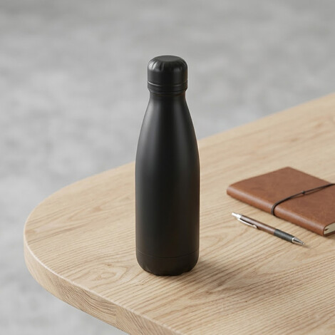 Çelik Termos 500ml Sl-Tm05, Siyah - Thumbnail