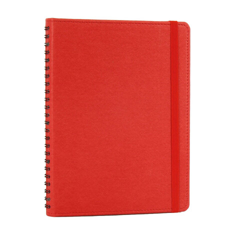 Gizli Spiralli Defter 21,5x15cm 1466 Kırmızı - Thumbnail