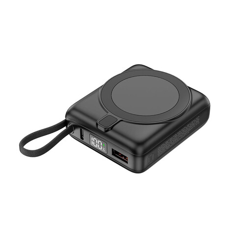  - Hızlı Şarj Magsafe Powerbank 10000 mAh M10L, Siyah