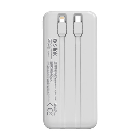 Hızlı Şarj Powerbank 10000 mAh IP-G16L, Beyaz - Thumbnail