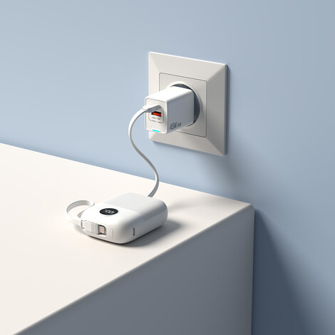 Hızlı Şarj Powerbank 10000 mAh MP110, Beyaz - Thumbnail