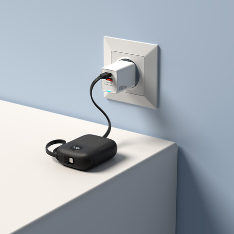 Hızlı Şarj Powerbank 10000 mAh MP110, Siyah - Thumbnail