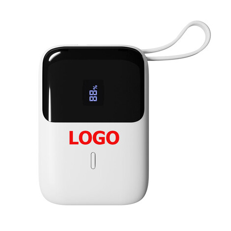 Hızlı Şarj Powerbank 10000 mAh P109M, Beyaz - Thumbnail