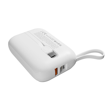 Hızlı Şarj Powerbank 10000 mAh P109M, Beyaz - Thumbnail