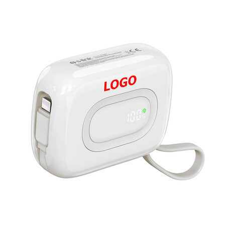 Hızlı Şarj Powerbank 10000 mAh P20M, Beyaz - Thumbnail