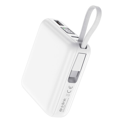 Hızlı Şarj Powerbank 10000 mAh P335, Beyaz - Thumbnail