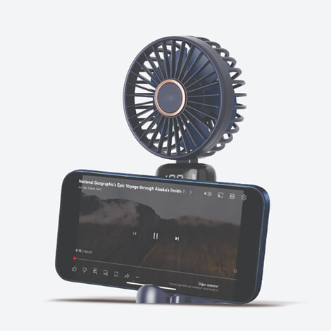  - Katlanabilir Mini Fan AFN28, Lacivert