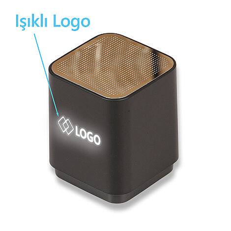 Led Logolu Bluetooth Hoparlör 3061,Siyah - 2