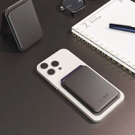 Magsafe Kartlık, Standlı SL-WC16, Siyah - Thumbnail