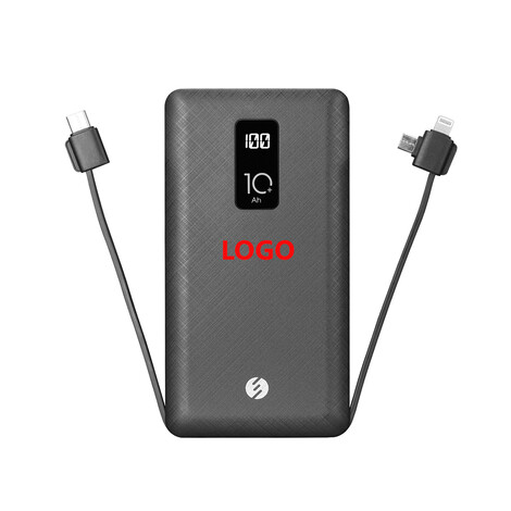 Powerbank 10000 Mah Ip-T100C, Siyah - Thumbnail