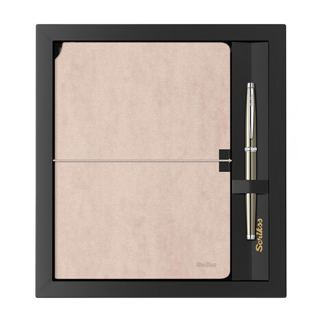 Scrikss A5 Defter & Kalem Seti SD600-12, Bej - 2