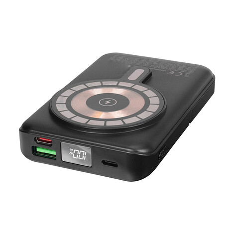 Standlı Magsafe Powerbank 10000 mAh M1029, Siyah - 2