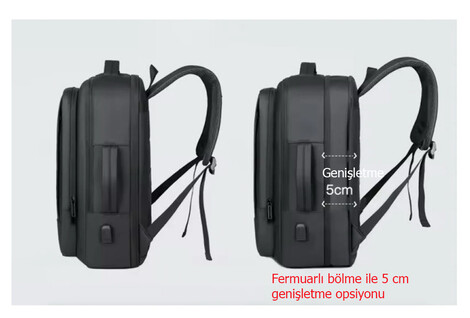 Studio Sırt Çantası 4035, Siyah - Thumbnail